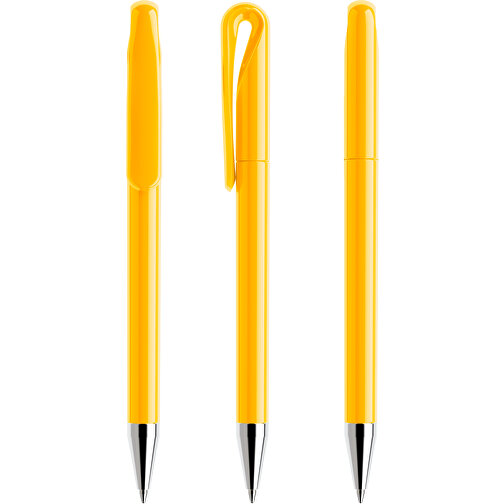 Prodir DS1 TPC Twist Kugelschreiber , Prodir, gelb, Kunststoff/Metall, 14,10cm x 1,40cm (Länge x Breite), Bild 6