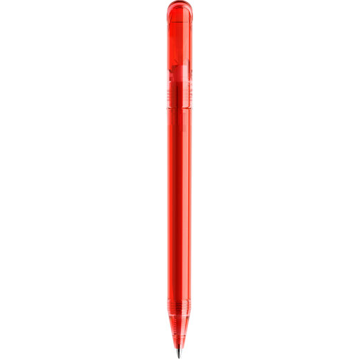 Prodir DS3 TTT Twist Kugelschreiber , Prodir, rot, Kunststoff, 13,80cm x 1,50cm (Länge x Breite), Bild 3