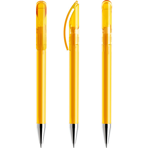 Prodir DS3 TTC Twist Kugelschreiber , Prodir, gelb, Kunststoff/Metall, 13,80cm x 1,50cm (Länge x Breite), Bild 6