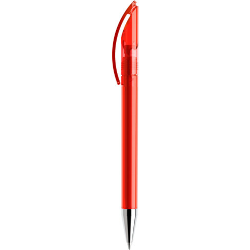 Prodir DS3 TTC Twist Kugelschreiber , Prodir, rot, Kunststoff/Metall, 13,80cm x 1,50cm (Länge x Breite), Bild 2