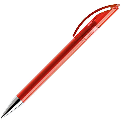 Prodir DS3 TTC Twist Kugelschreiber , Prodir, rot, Kunststoff/Metall, 13,80cm x 1,50cm (Länge x Breite), Bild 4