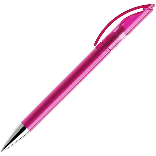 Prodir DS3 TTC Twist Kugelschreiber , Prodir, pink, Kunststoff/Metall, 13,80cm x 1,50cm (Länge x Breite), Bild 4