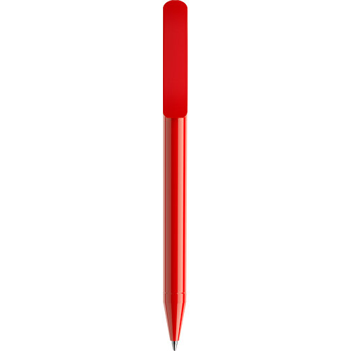 Prodir DS3 TPP Twist Kugelschreiber , Prodir, rot, Kunststoff, 13,80cm x 1,50cm (Länge x Breite), Bild 1