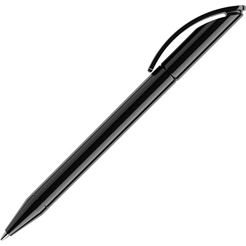 Prodir DS3 TPP Twist Kugelschreiber , Prodir, schwarz, Kunststoff, 13,80cm x 1,50cm (Länge x Breite), Bild 4