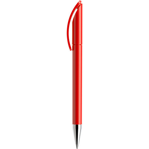 Prodir DS3 TPC Twist Kugelschreiber , Prodir, rot, Kunststoff/Metall, 13,80cm x 1,50cm (Länge x Breite), Bild 2