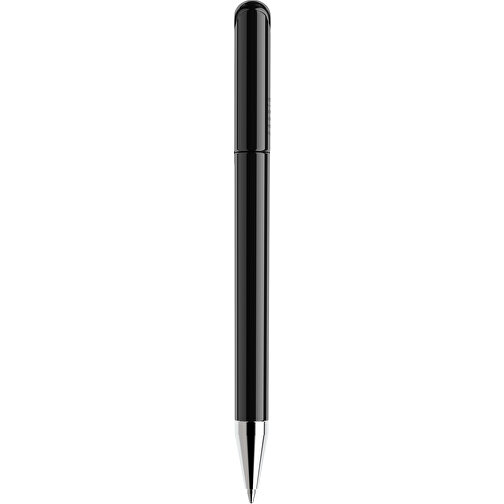 Prodir DS3 TPC Twist Kugelschreiber , Prodir, schwarz, Kunststoff/Metall, 13,80cm x 1,50cm (Länge x Breite), Bild 3