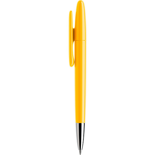 Prodir DS5 TPC Twist Kugelschreiber , Prodir, gelb, Kunststoff/Metall, 14,30cm x 1,60cm (Länge x Breite), Bild 2