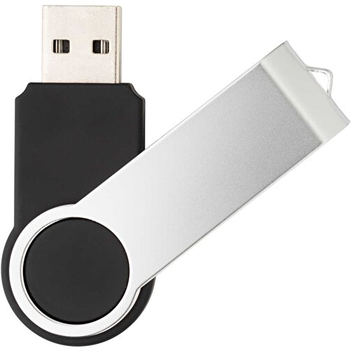 USB Stick Swing Round 2.0 1GB , Promo Effects MB , schwarz MB , 1 GB , Kunststoff MB , 3 - 10 MB/s MB , , Bild 1