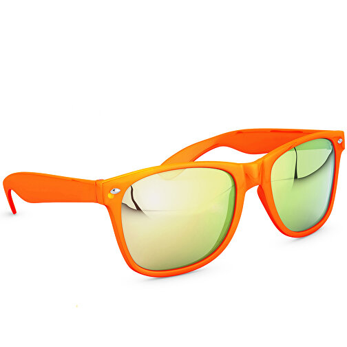 SunShine Mirror Glänzend - UV 400 , Promo Effects, verspiegelt orange glänzend, Rahmen aus Polycarbonat und Glass aus AC, 14,50cm x 4,80cm x 15,00cm (Länge x Höhe x Breite), Bild 3