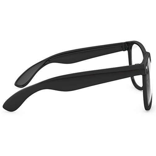 Brille EyeCatcher , Promo Effects, schwarz, Rahmen aus Polycarbonat und Glass aus AC, 14,50cm x 4,80cm x 15,00cm (Länge x Höhe x Breite), Bild 5