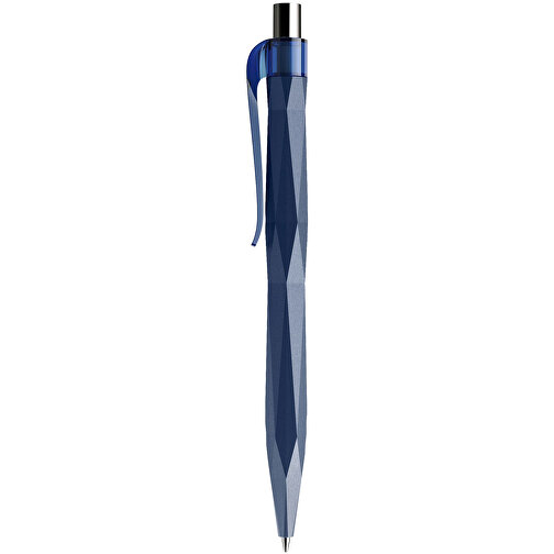 Prodir QS20 PRT Push Kugelschreiber , Prodir, sodalithblau / silber poliert, Kunststoff/Metall, 14,10cm x 1,60cm (Länge x Breite), Bild 2