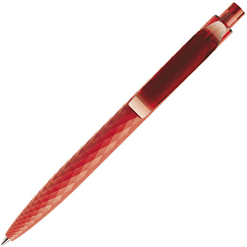 Prodir QS01 PRT Push Kugelschreiber , Prodir, rot, Kunststoff, 14,10cm x 1,60cm (Länge x Breite), Bild 4