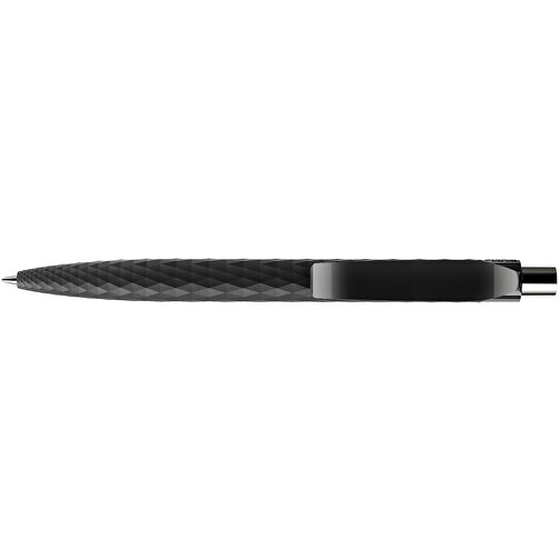 Prodir QS01 PRP Push Kugelschreiber , Prodir, schwarz/silber poliert, Kunststoff/Metall, 14,10cm x 1,60cm (Länge x Breite), Bild 5
