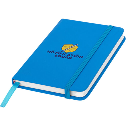 Spectrum A6 Hard Cover Notizbuch , hellblau, PU Kunststoff, 14,20cm x 1,00cm x 9,00cm (Länge x Höhe x Breite), Bild 4