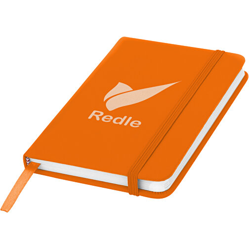 Spectrum A6 Hard Cover Notizbuch , orange, PU Kunststoff, 14,20cm x 1,00cm x 9,00cm (Länge x Höhe x Breite), Bild 3