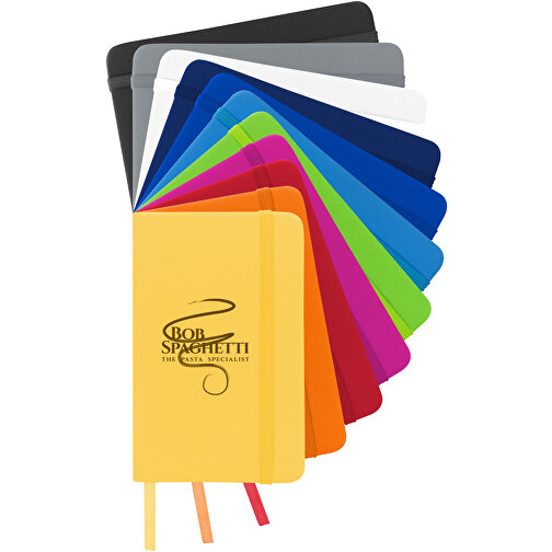 Spectrum A6 Hard Cover Notizbuch , schwarz, PU Kunststoff, 14,20cm x 1,00cm x 9,00cm (Länge x Höhe x Breite), Bild 10