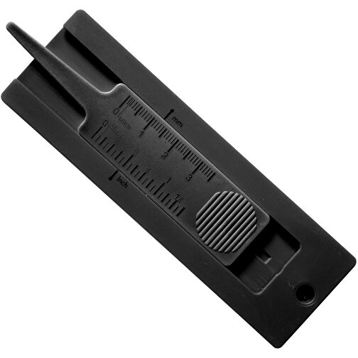 Reifenprofilmesser 'LKW' , schwarz, Kunststoff, 11,00cm x 0,60cm x 3,50cm (Länge x Höhe x Breite), Bild 1