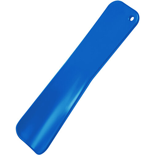 Schuhlöffel, Kurz , blau, PS, 15,00cm x 1,50cm x 4,20cm (Länge x Höhe x Breite), Bild 1