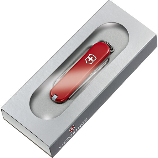 SPARTAN - Victorinox Schweizer Messer , Victorinox, transparent rot, hochlegierter, rostfreier Stahl, 9,10cm x 1,50cm x 2,65cm (Länge x Höhe x Breite), Bild 3