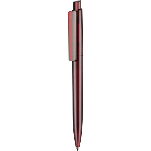 Kugelschreiber CREST FROZEN , Ritter-Pen, rubin-rot-TR/FR, ABS-Kunststoff, 14,90cm (Länge), Bild 1