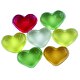 Cœurs multicolores