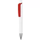 rouge vif / blanc