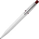 blanc / rouge foncé