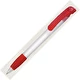blanc givré / rouge cerise
